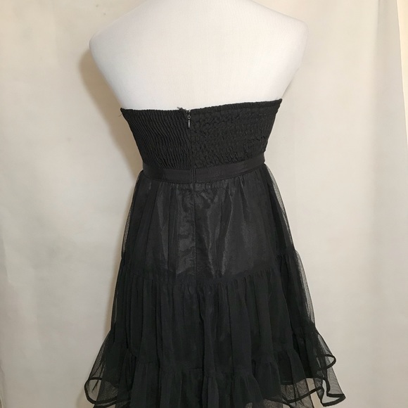 Do & Be Black Strapless Party MiniDress Sz S Lined - Picture 3 of 5